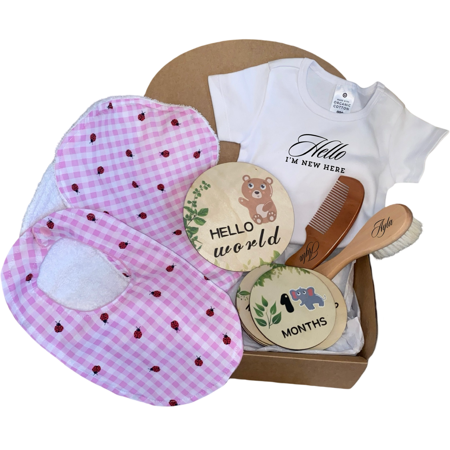 Baby Shower Gift Box: Pink