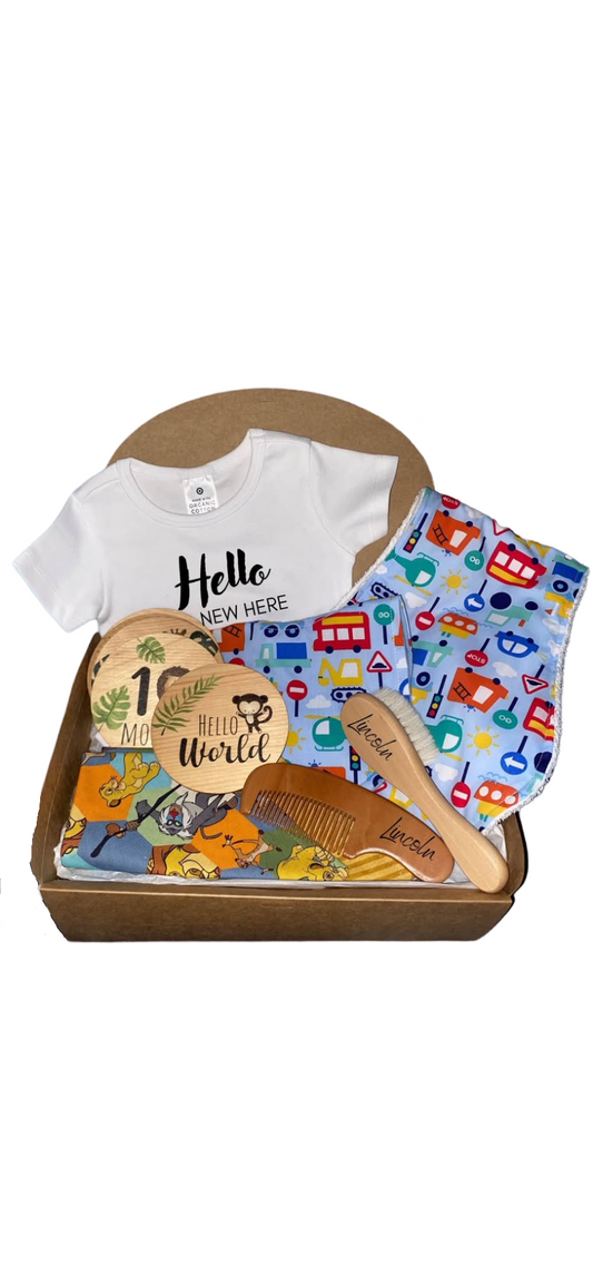 Baby Shower Gift Box: Blue